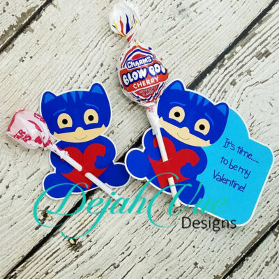 SET OF 3 PJ HERO CLIP ART PRINT AND CUT FILES