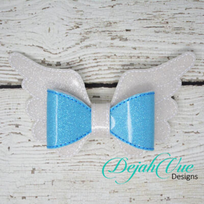 ITH ANGEL WINGS BOW