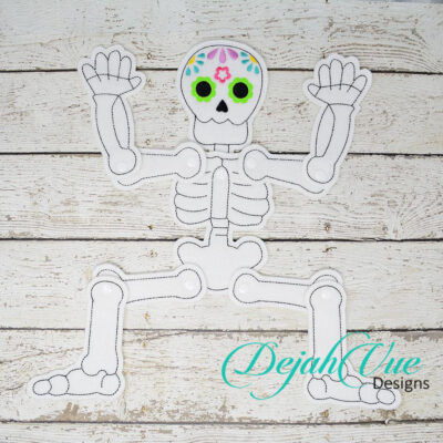 Skeleton Halloween Door Hanger