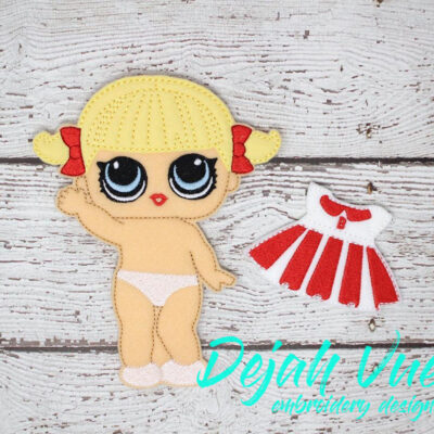 LOL CHEER CAPTAIN FELT DOLL 5×7