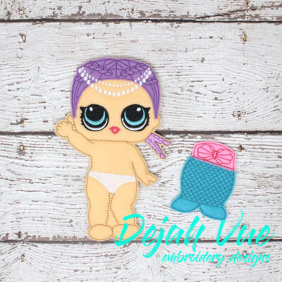 LOL MERBABY FELT DOLL 5X7