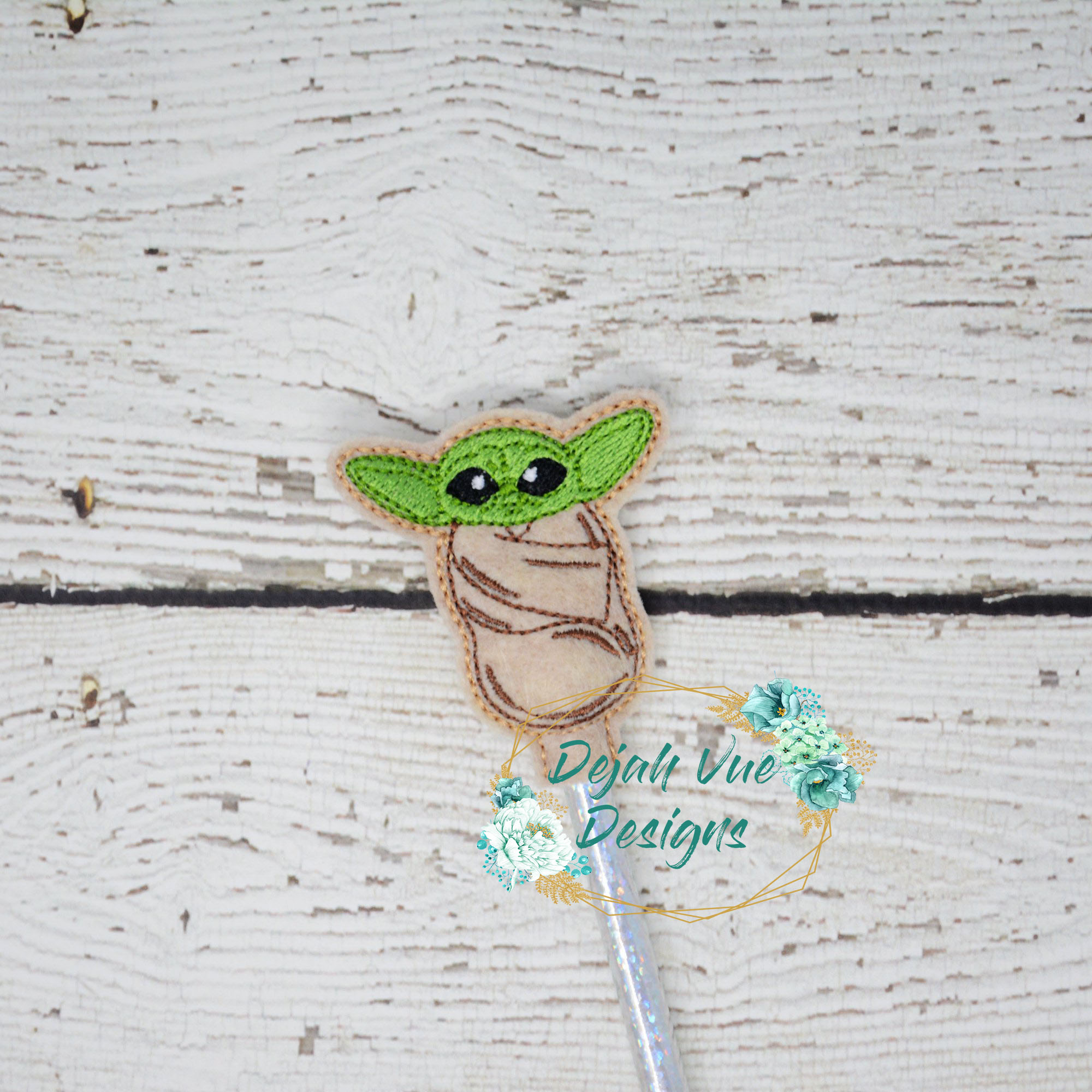 50Pcs Yoda Baby Pencil Topper Straw Charm Pen Holder Accessories 3 Designs Gifts 